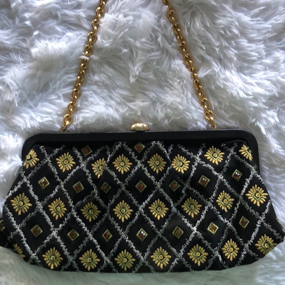 Stunning beaded Talbots evening bag. - Picture 3 of 7